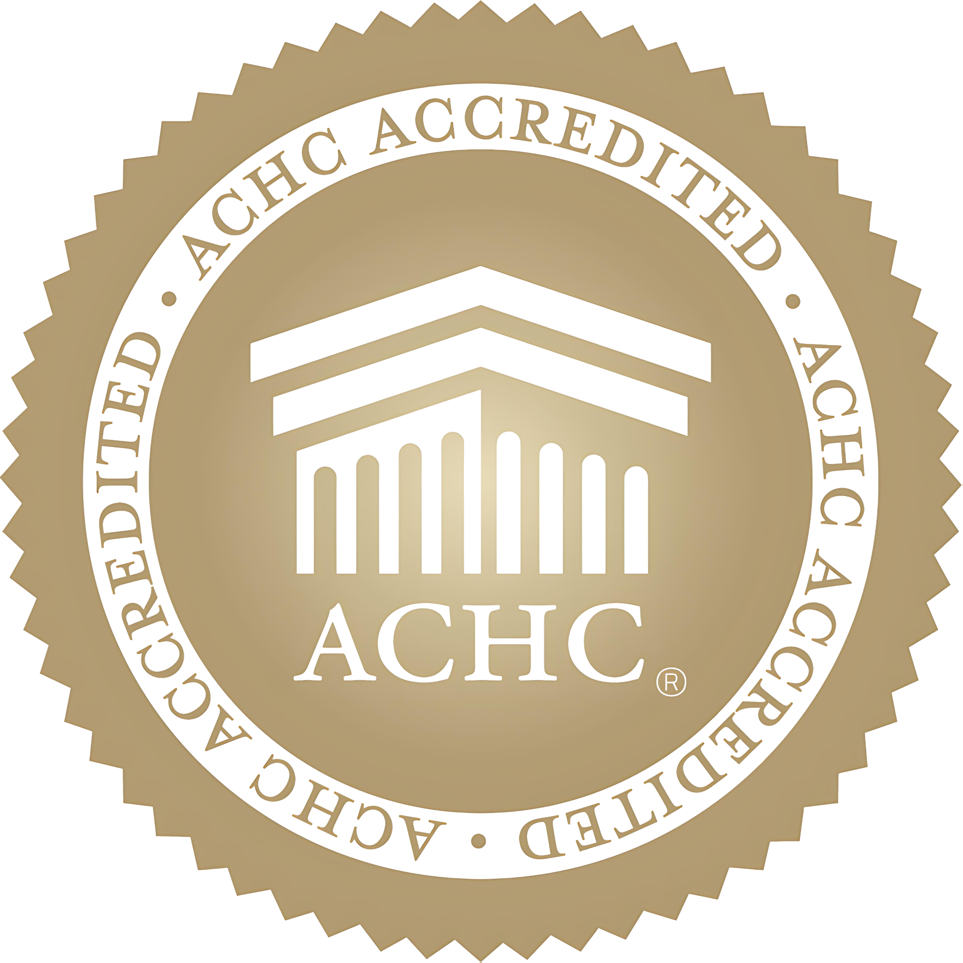 ACHC Accredited Gold Seal of Accreditation
